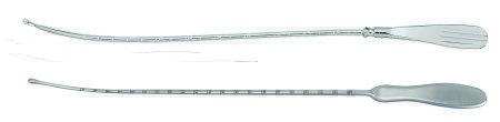Sound Uterine Sims 13 Fr. Silver Graduated in Centimeters Curved Tip by Integra York PA, Inc. (Miltex)  ID 30-650